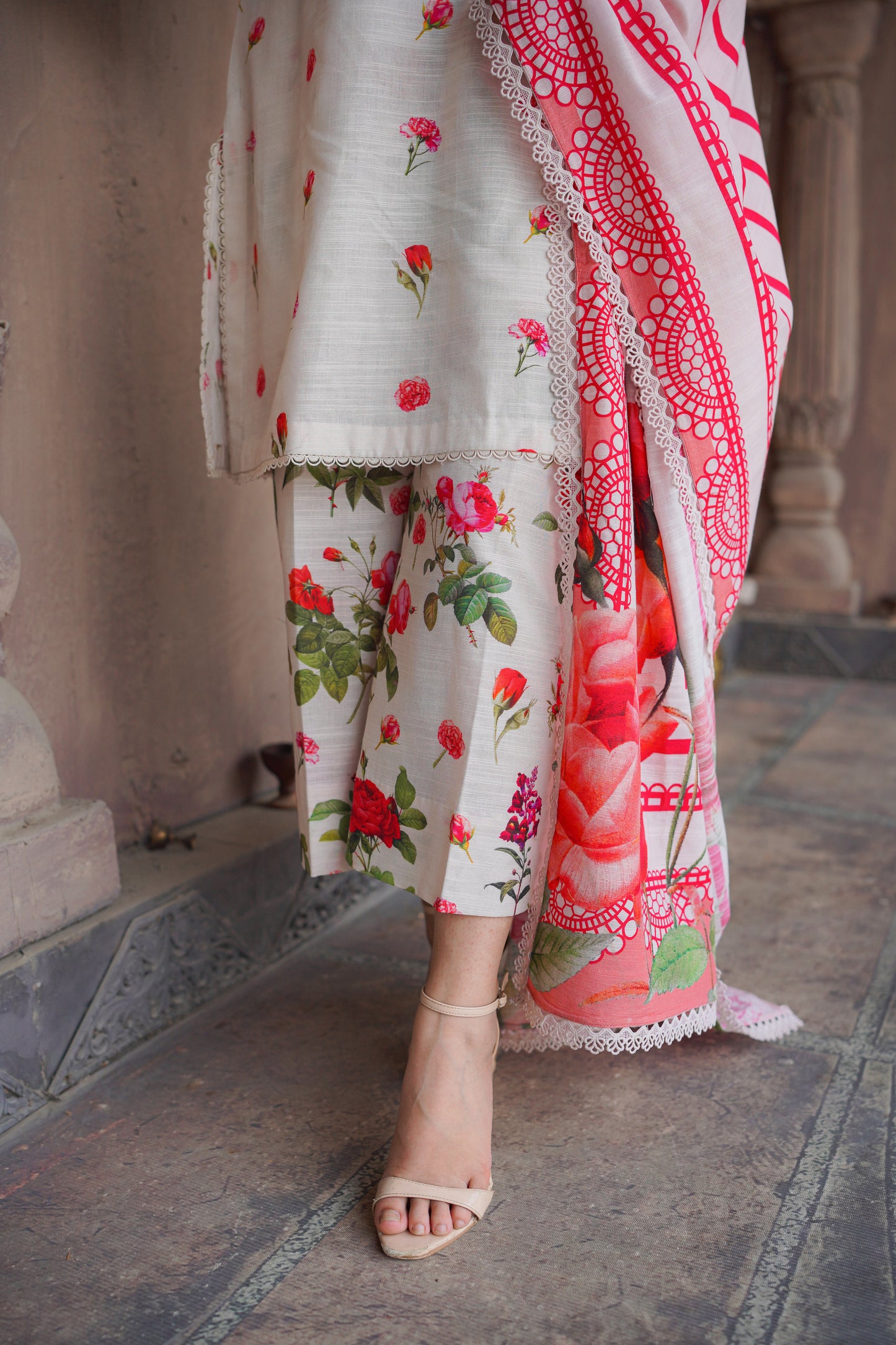 Rs 6500 Aneelas Stitched Khadar Printed 3pc [WPR-25] [Dispatch Time 2 Months]