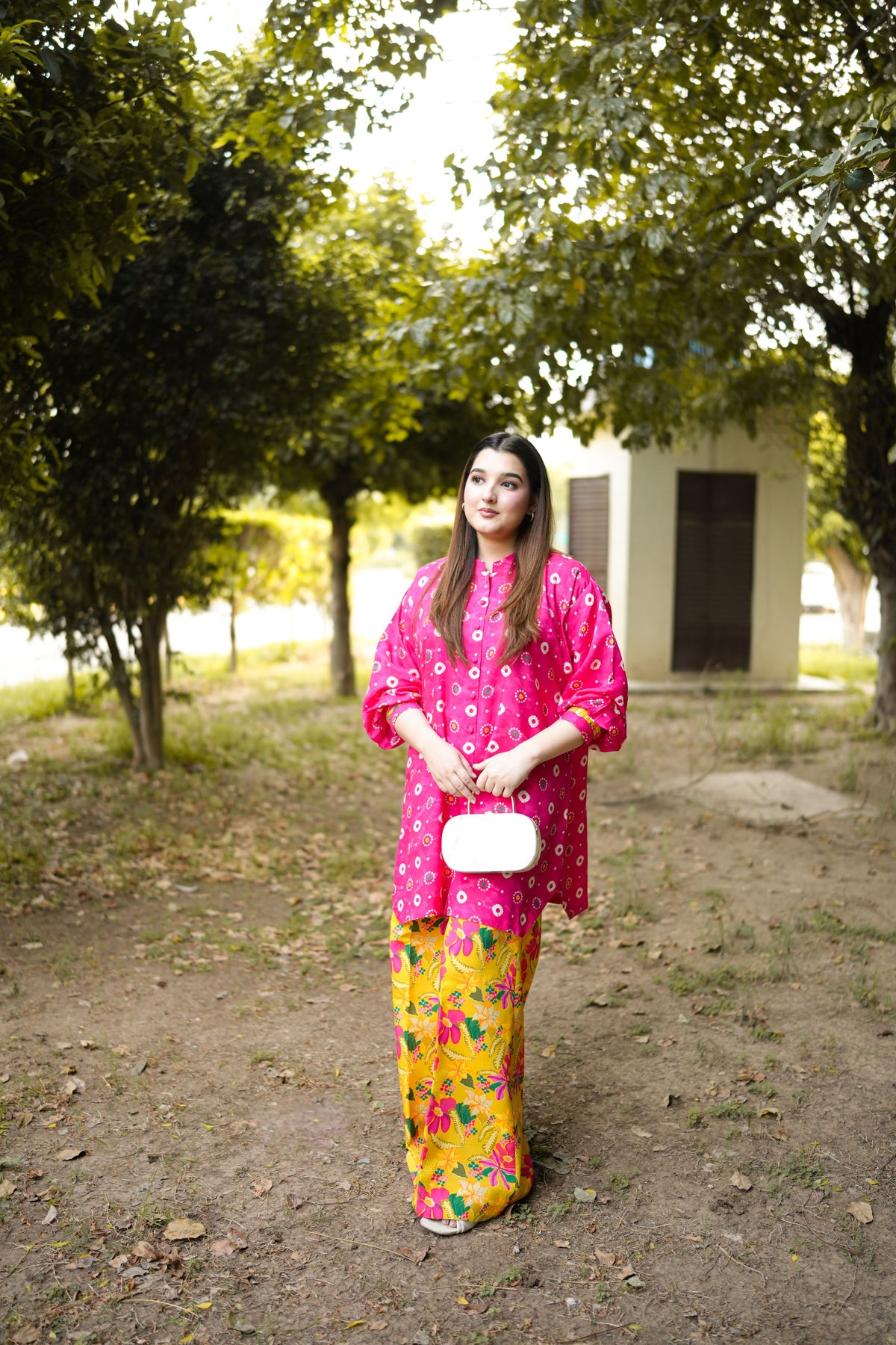 Aneelas Twill Print Only Shirt Trouser 2pc [WPR-26-14-A] [Dispatch Time 1 Month]