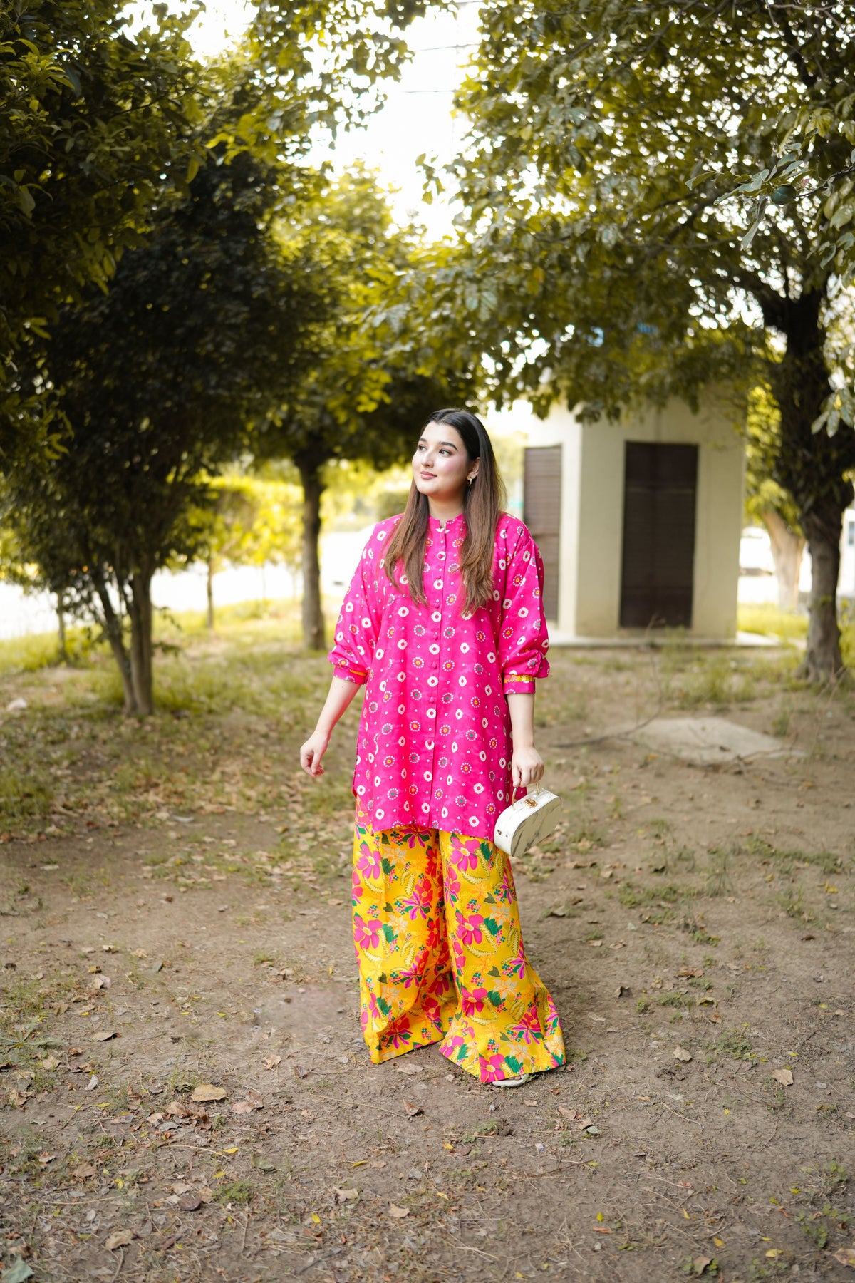 Aneelas Twill Print Only Shirt Trouser 2pc [WPR-26-14-A] [Dispatch Time 1 Month]