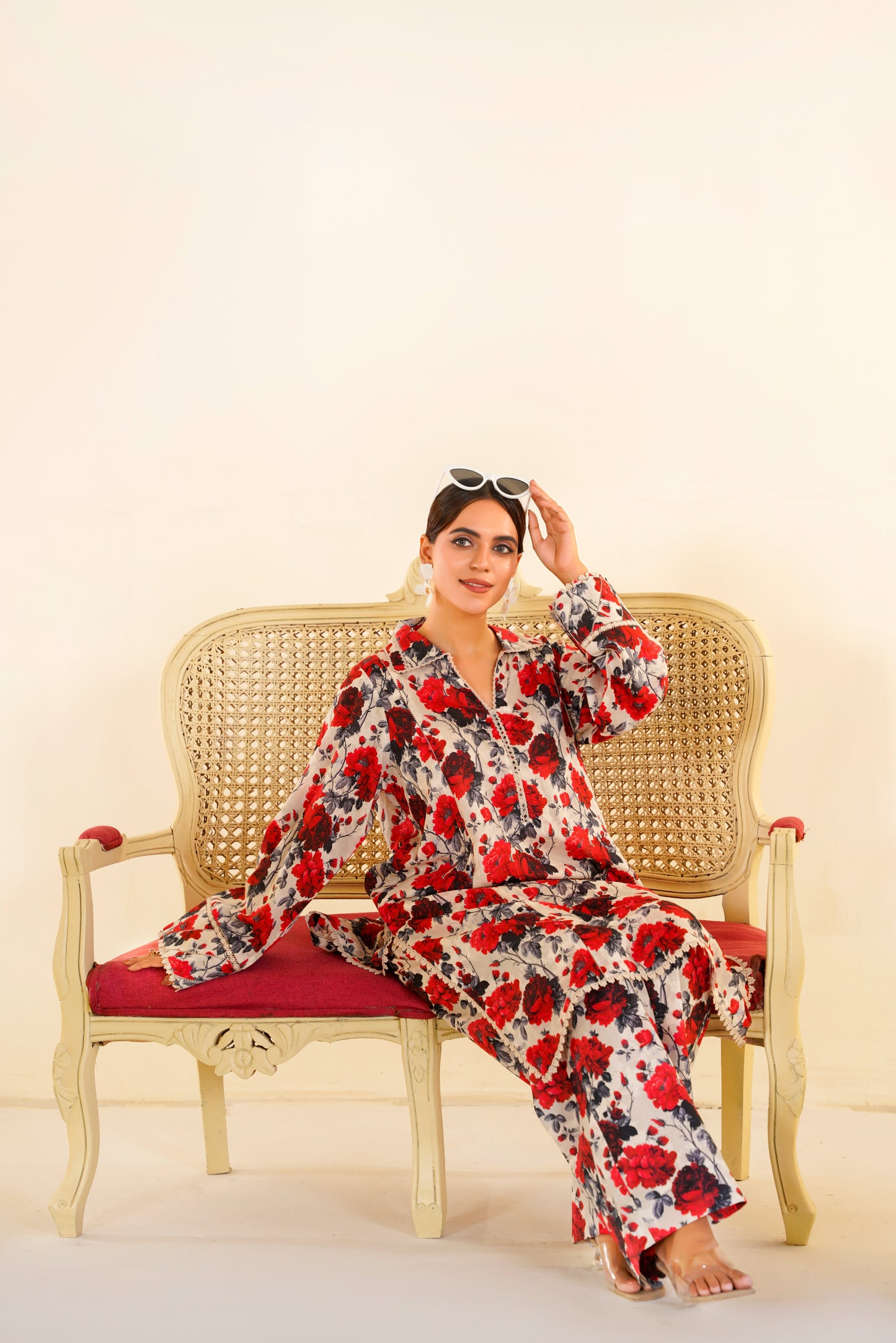 Rs 6000 Aneelas Stitched Lawn Printed 2pc Same Printed Trouser [SPR-26-56-A] [Dispatch Time 2 Months]
