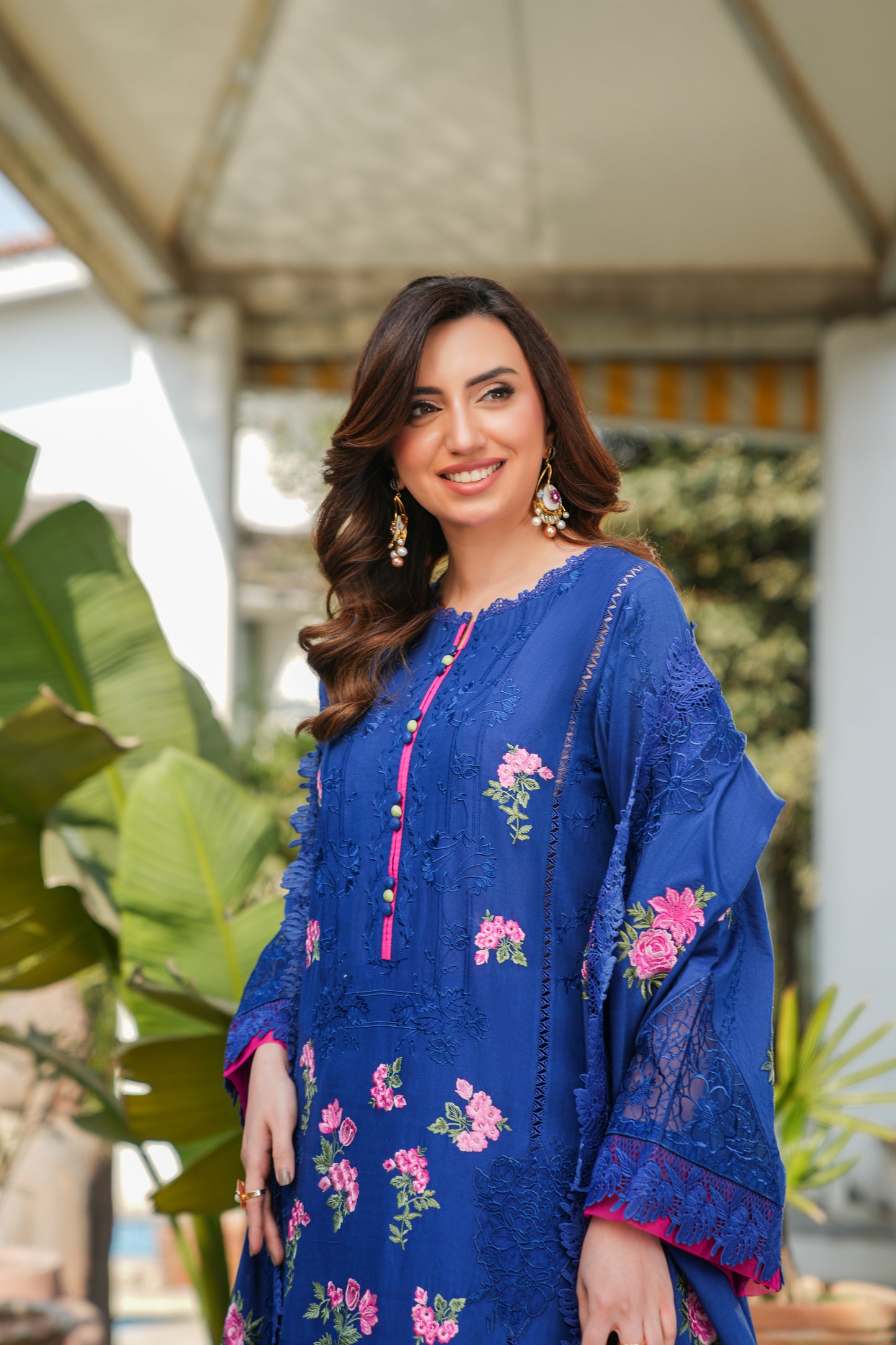 Rs 16500 Aneelas Stitched Luxury Lawn Emb Duppata 3 pc [Dispatch Time 2 Months]
