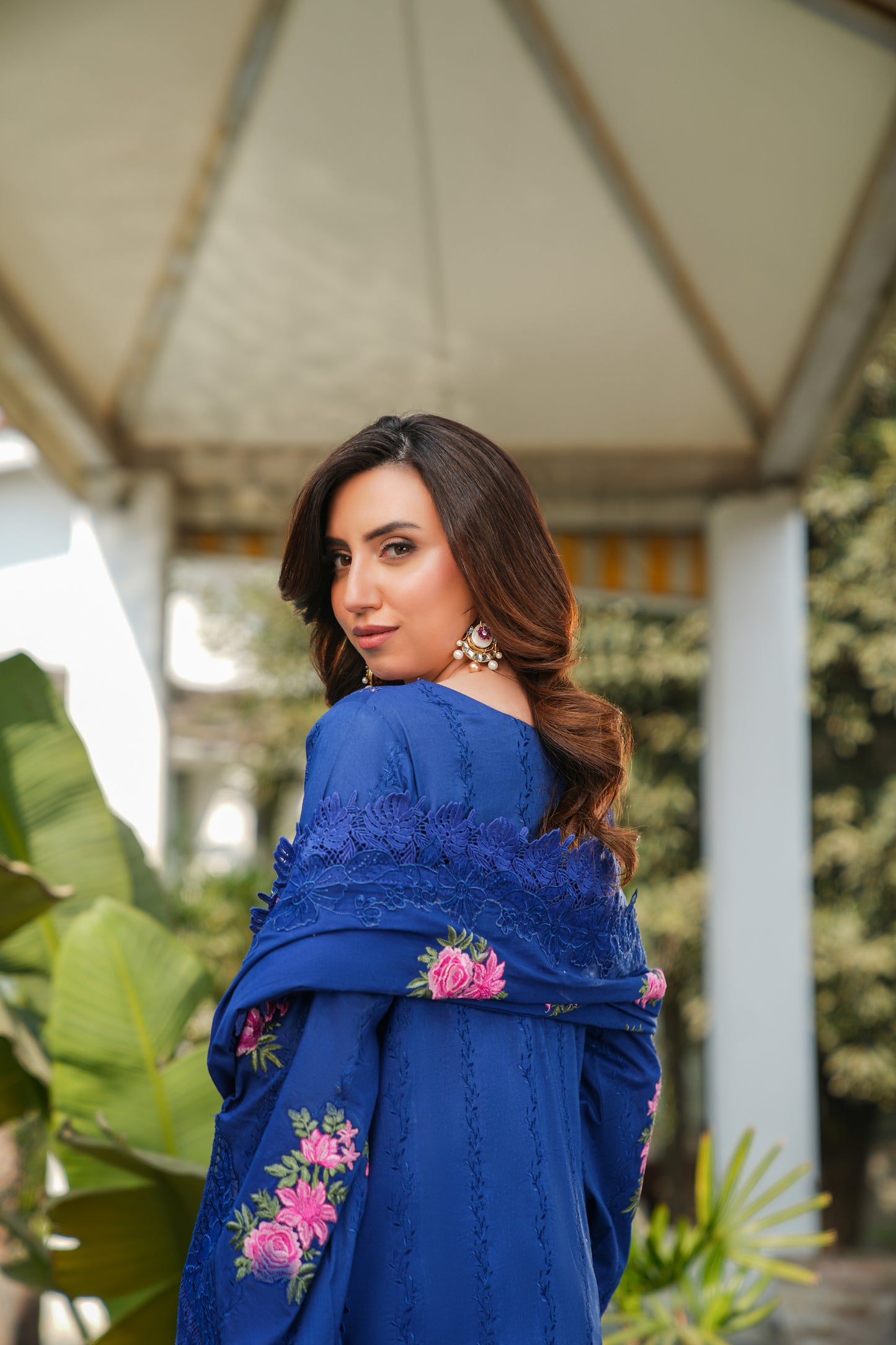Rs 16500 Aneelas Stitched Luxury Lawn Emb Duppata 3 pc [Dispatch Time 2 Months]