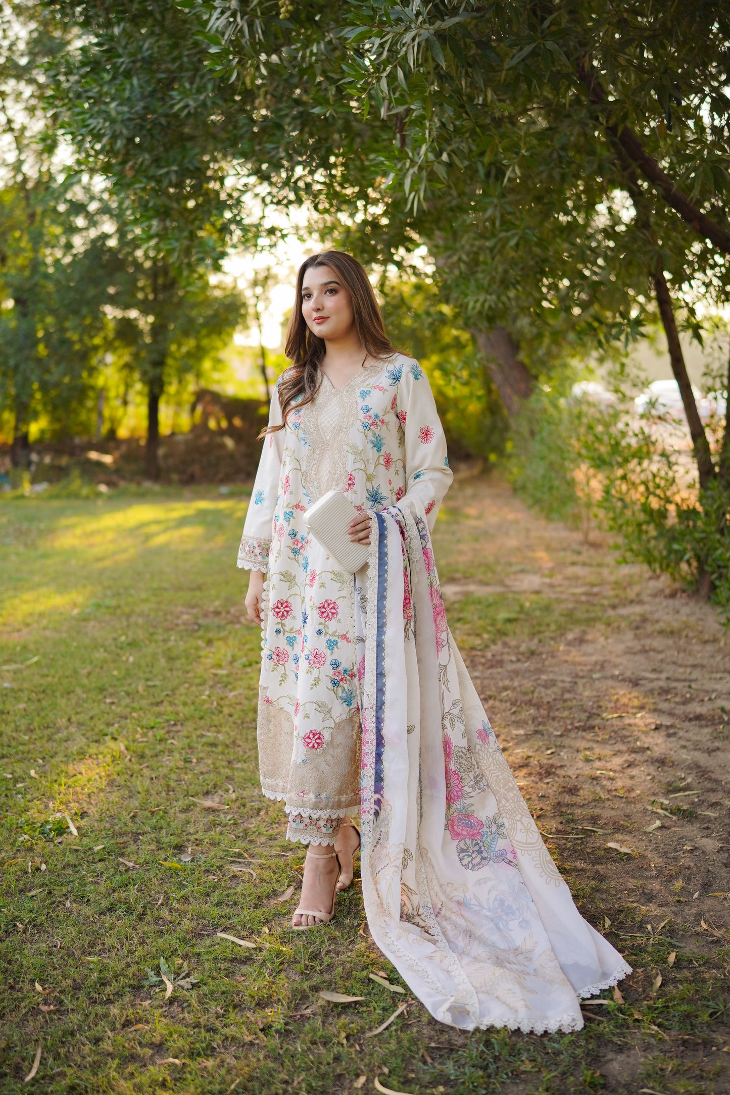 Rs 11500 Aneelas Raw Silk Stitched 3pc [RS-05] [Dispatch Time 2 Months]