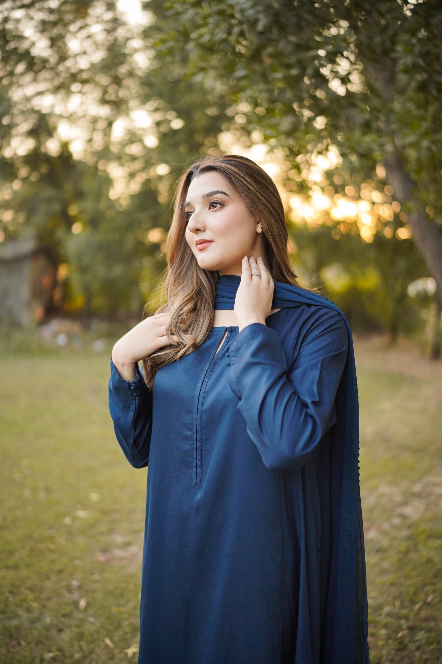 Rs 4800 Aneelas Stitched Twill Shirt Trouser [TW-02] [Dispatch Time 1 Month]