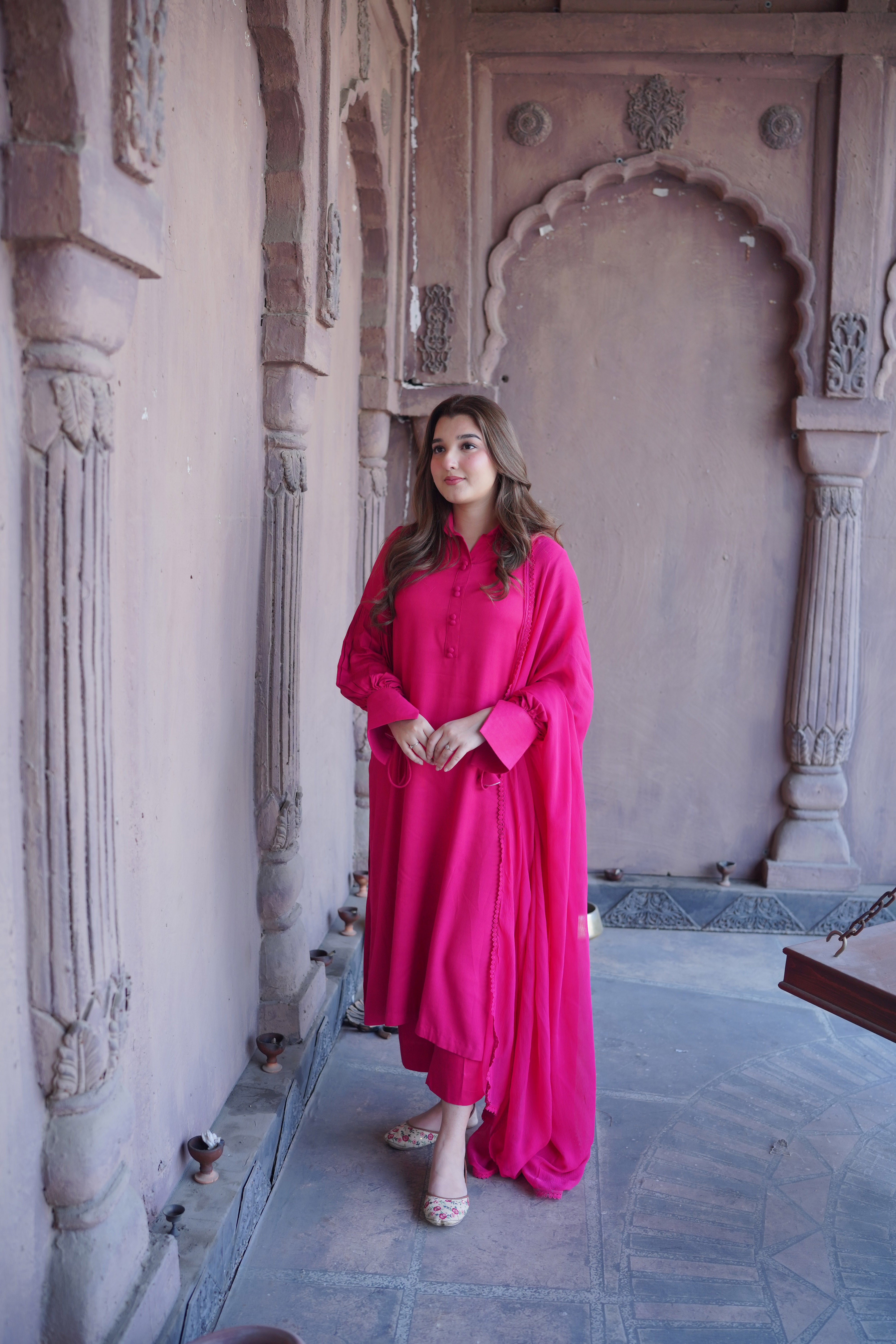 Rs 5800 Aneelas Stitched Twill Shirt Trouser 2pc [TW-05] [Dispatch Date 15 January]