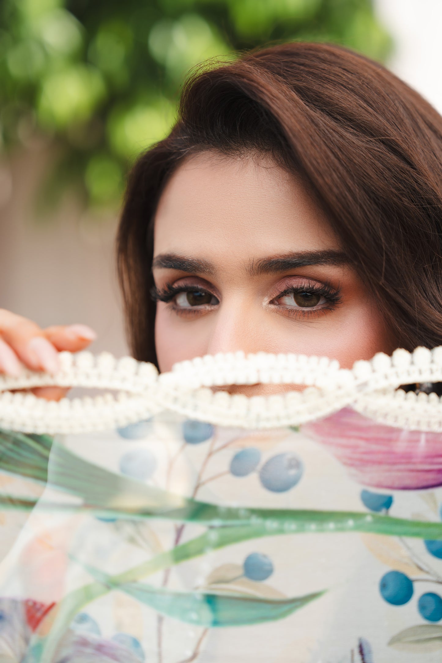 Rs 14500 Aneelas Stitched Lawn Print Emb 3pc Chiffon Duppata [SPR-26-36-A] [Dispatch Time 2 Months]