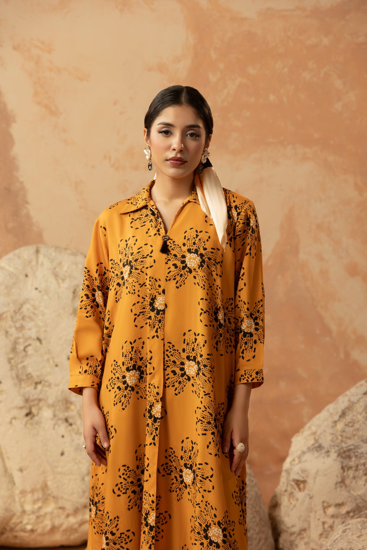 Rs 5500 Aneelas Stitched Print Only Viscose 2pc [VC-26-23-B] [Dispatch Time 2 Months]