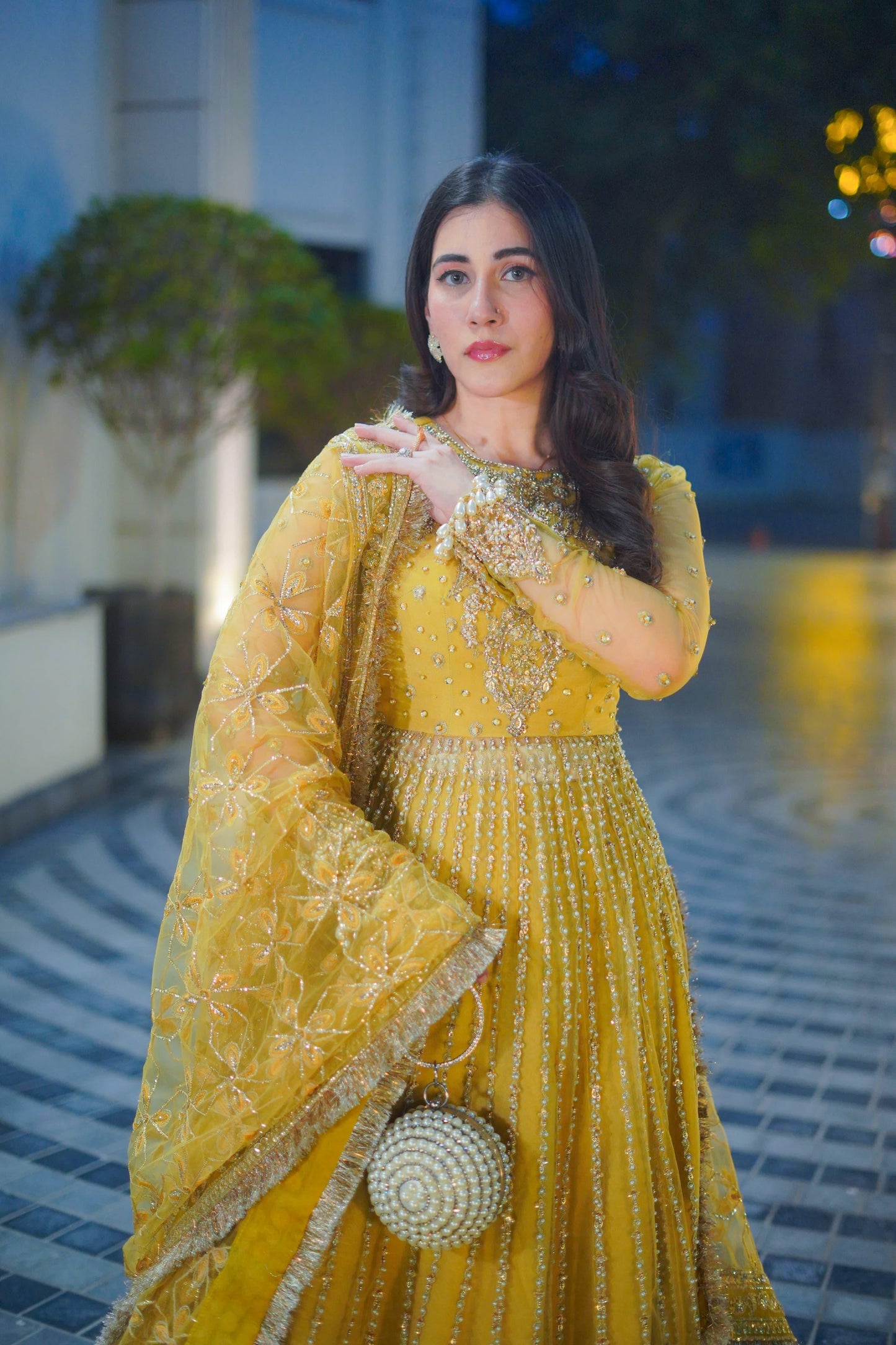 Rs 38500 Aneelas Bridal/ Wedding Stitched Very Heavy Ada Work maxi 3pc [BR-02] [Dispatch Time 2 Months]