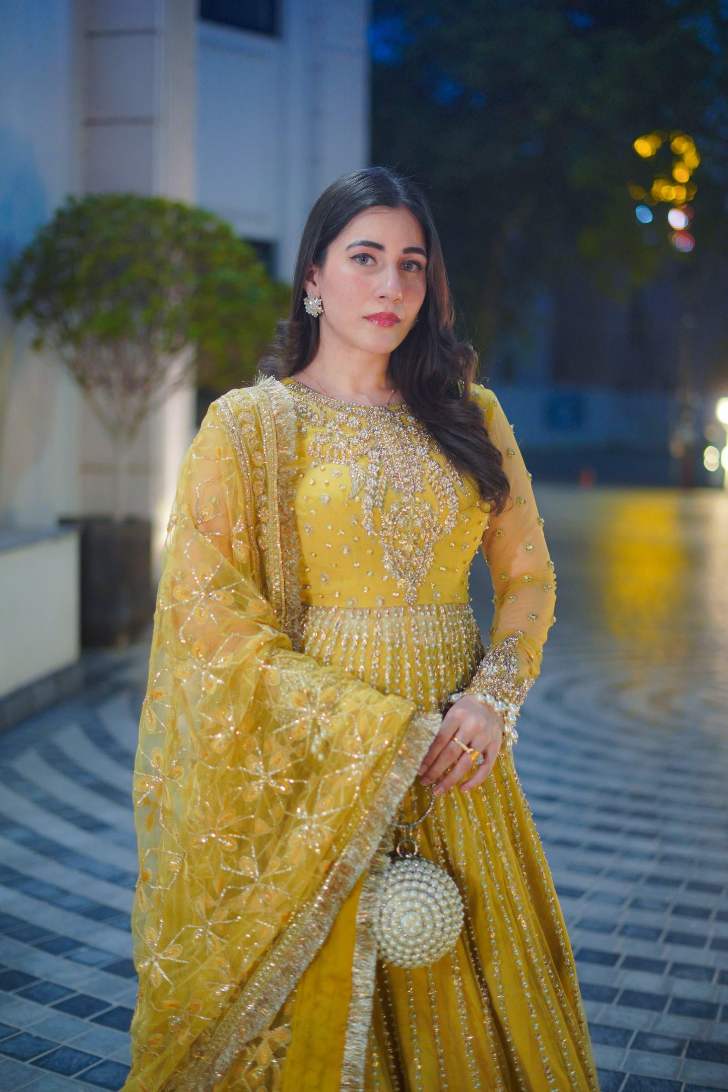 Rs 38500 Aneelas Bridal/ Wedding Stitched Very Heavy Ada Work maxi 3pc [BR-02] [Dispatch Time 2 Months]