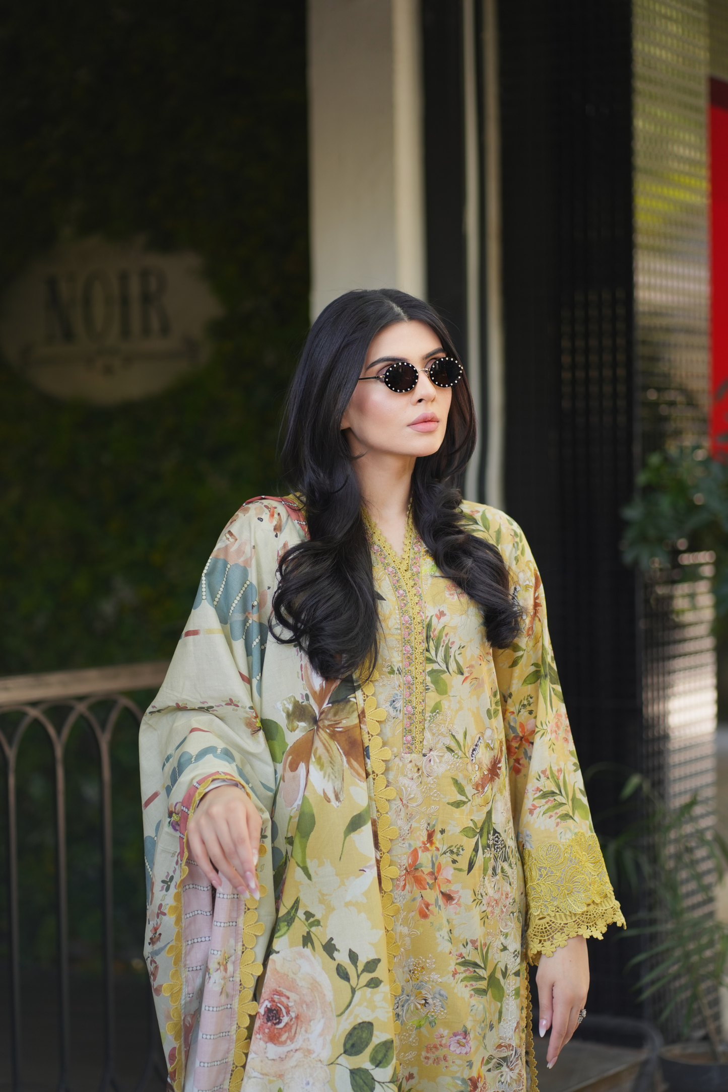 Rs 12500 Aneelas Stitched Lawn Print Emb Shirt Trouser with Printed Duppata 3pc [SPR-26-21] [Dispatch Time 2 Months]