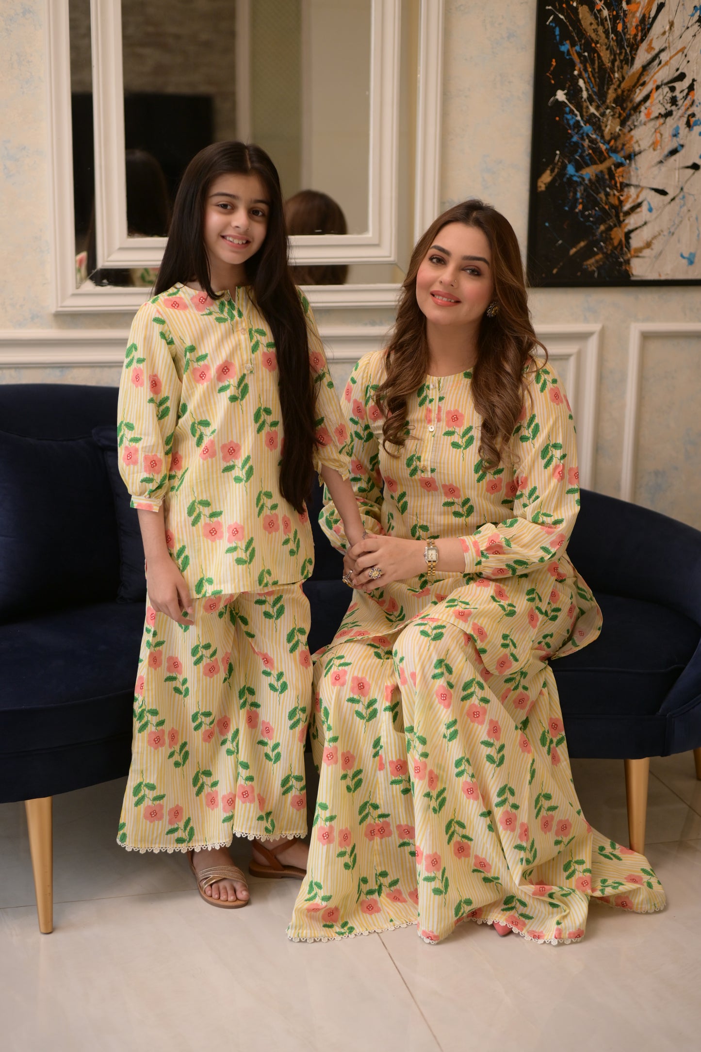 Rs 3500 Aneelas Kids Lawn Print 2pc [KD-05] [Dispatch Time 2 Months]