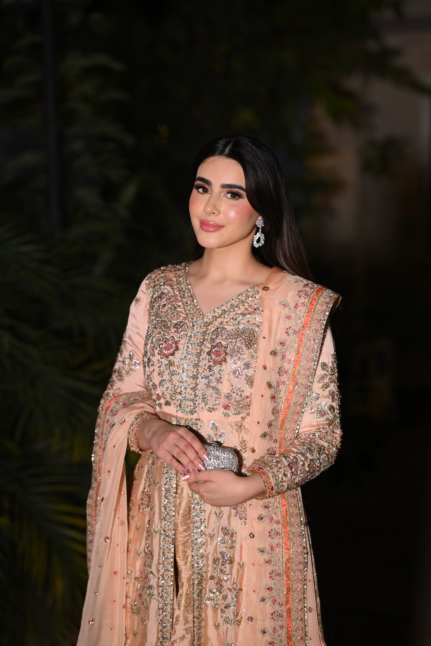 Aneelas Stitched Bridal Semi Formal Ada Work Emb 3pc [BR-33] [Dispatch Time 2.5 Months]