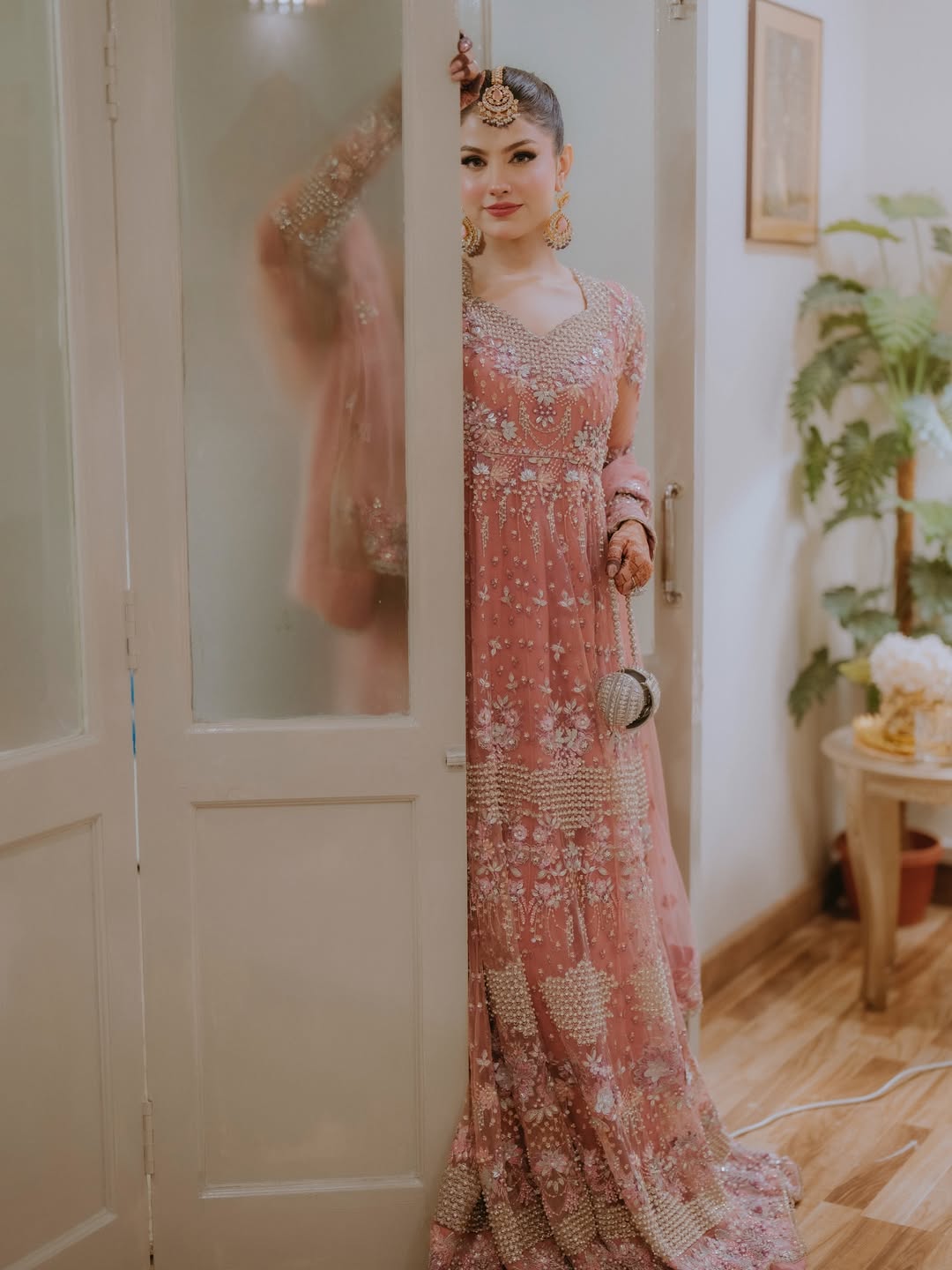 Aneelas Stitched Bridal Heavy Ada Work Maxi 3pc [BR-14] [Dispatch Time 2 Months]