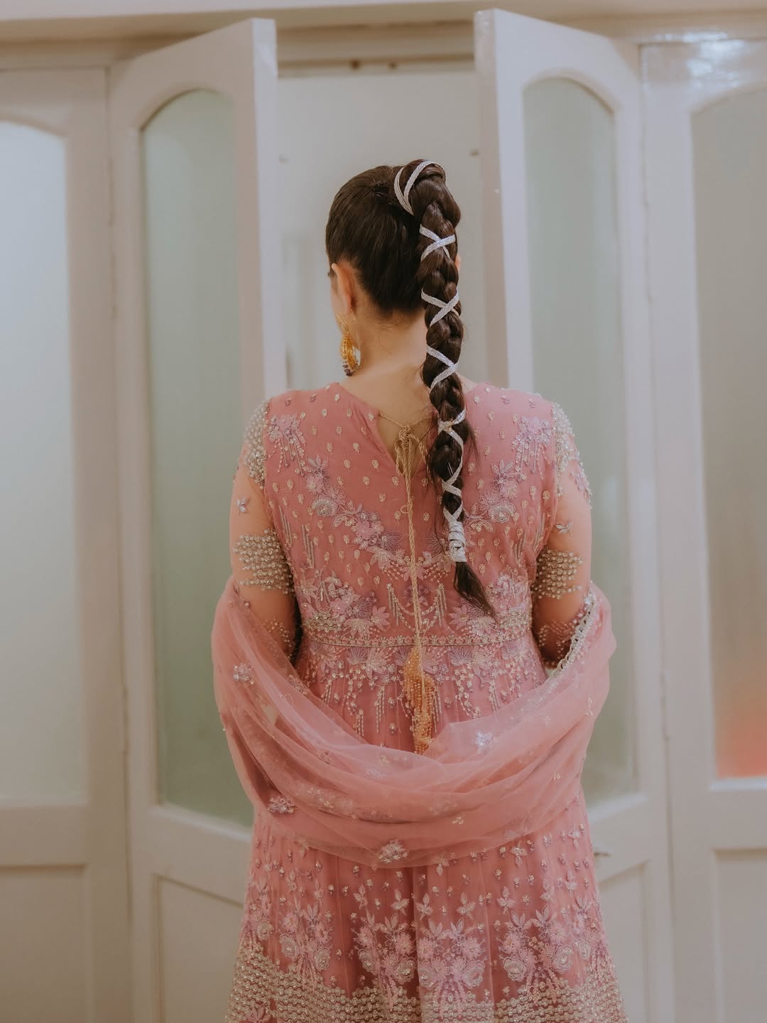 Aneelas Stitched Bridal Heavy Ada Work Maxi 3pc [BR-14] [Dispatch Time 2 Months]