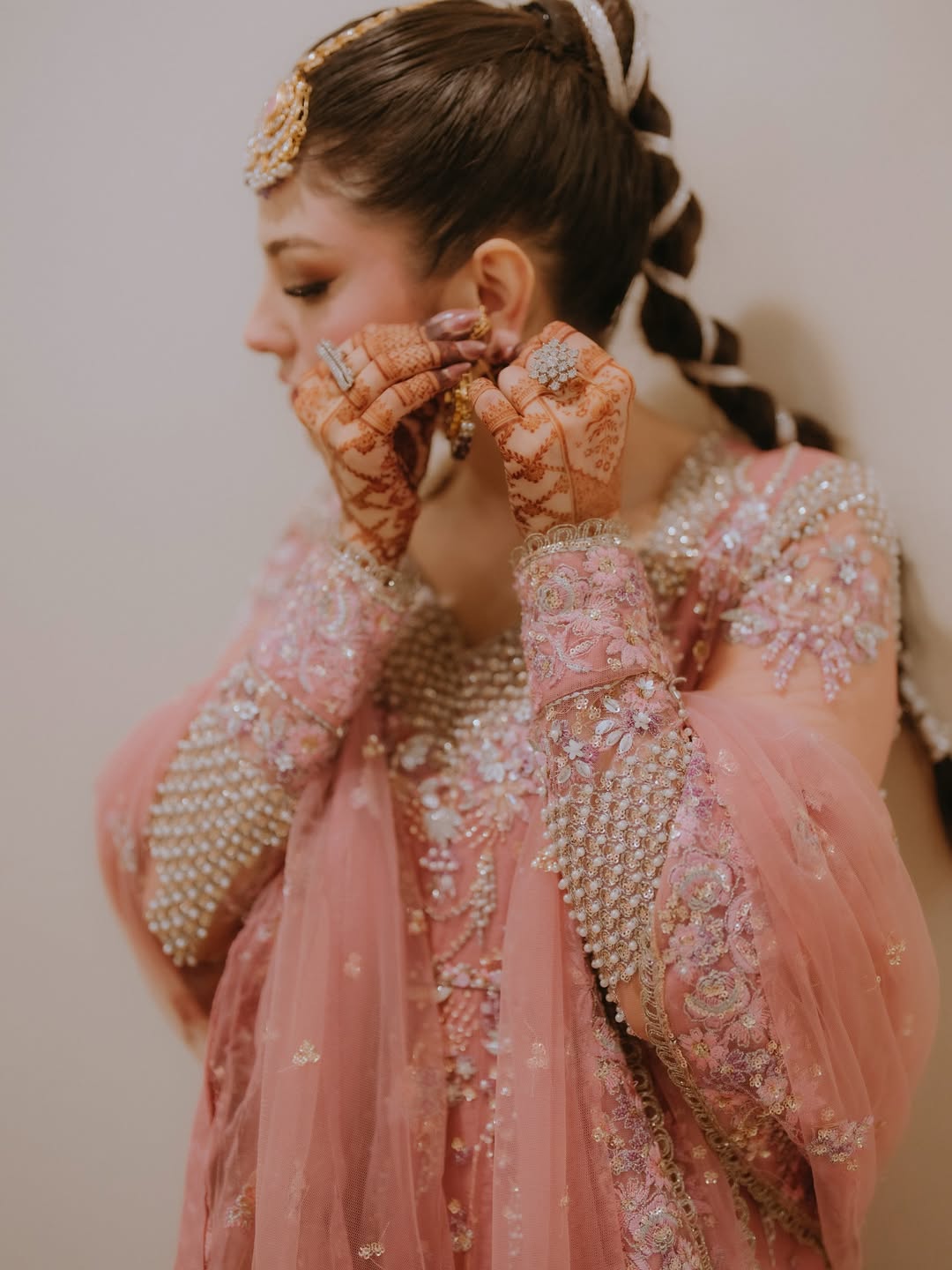 Aneelas Stitched Bridal Heavy Ada Work Maxi 3pc [BR-14] [Dispatch Time 2 Months]