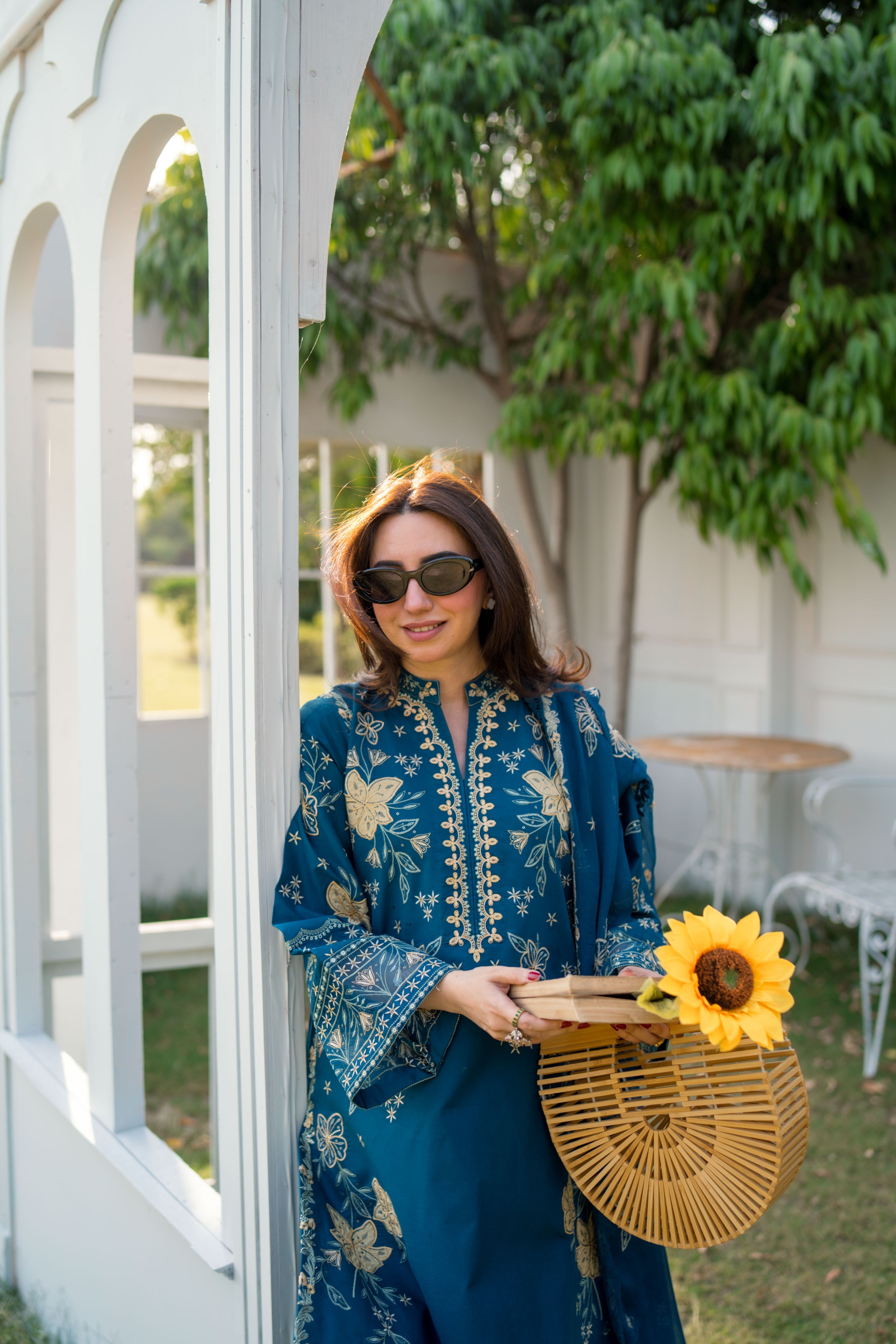 Rs 15000 Aneelas Stitched Lawn Emb 3pc Chiffon Duppata [LX-26-51] [Dispatch Time 2.5 Month]