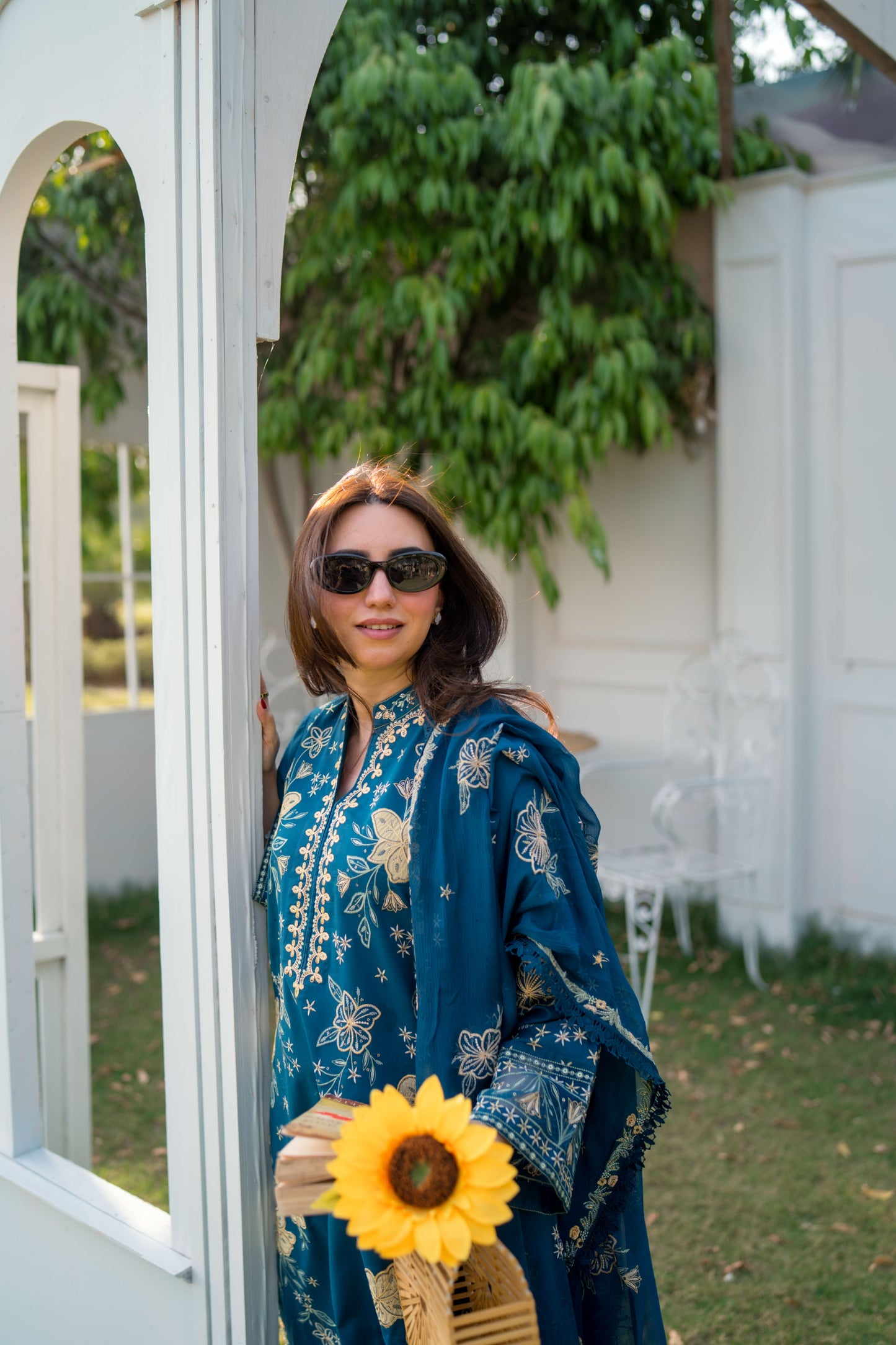 Rs 15000 Aneelas Stitched Lawn Emb 3pc Chiffon Duppata [LX-26-51] [Dispatch Time 2.5 Month]