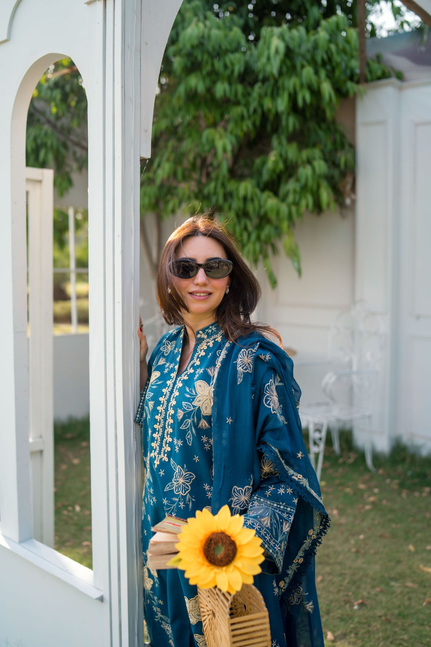 Rs 15000 Aneelas Stitched Lawn Emb 3pc Chiffon Duppata [LX-26-51] [Dispatch Time 2.5 Month]