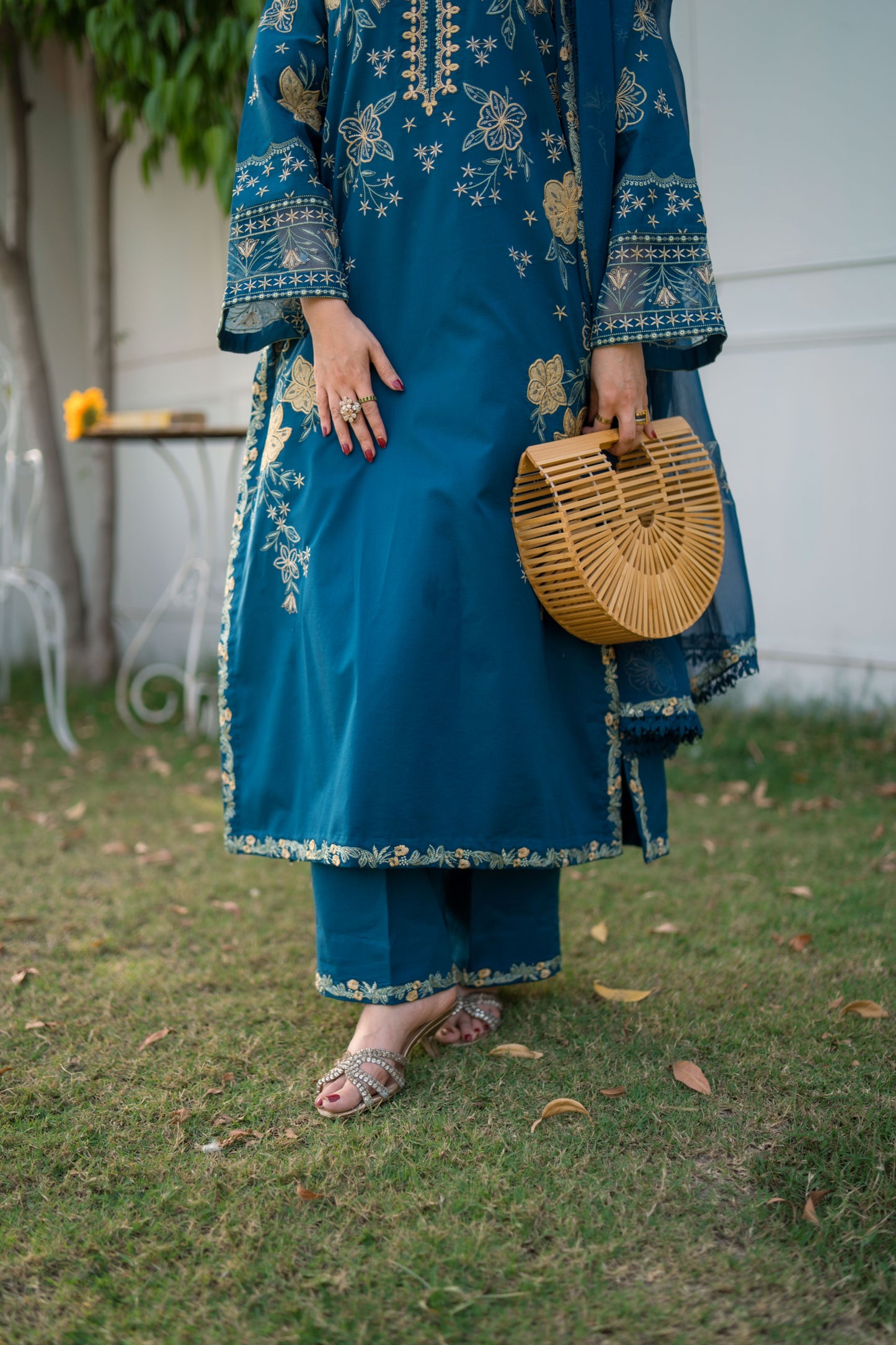 Rs 15000 Aneelas Stitched Lawn Emb 3pc Chiffon Duppata [LX-26-51] [Dispatch Time 2.5 Month]