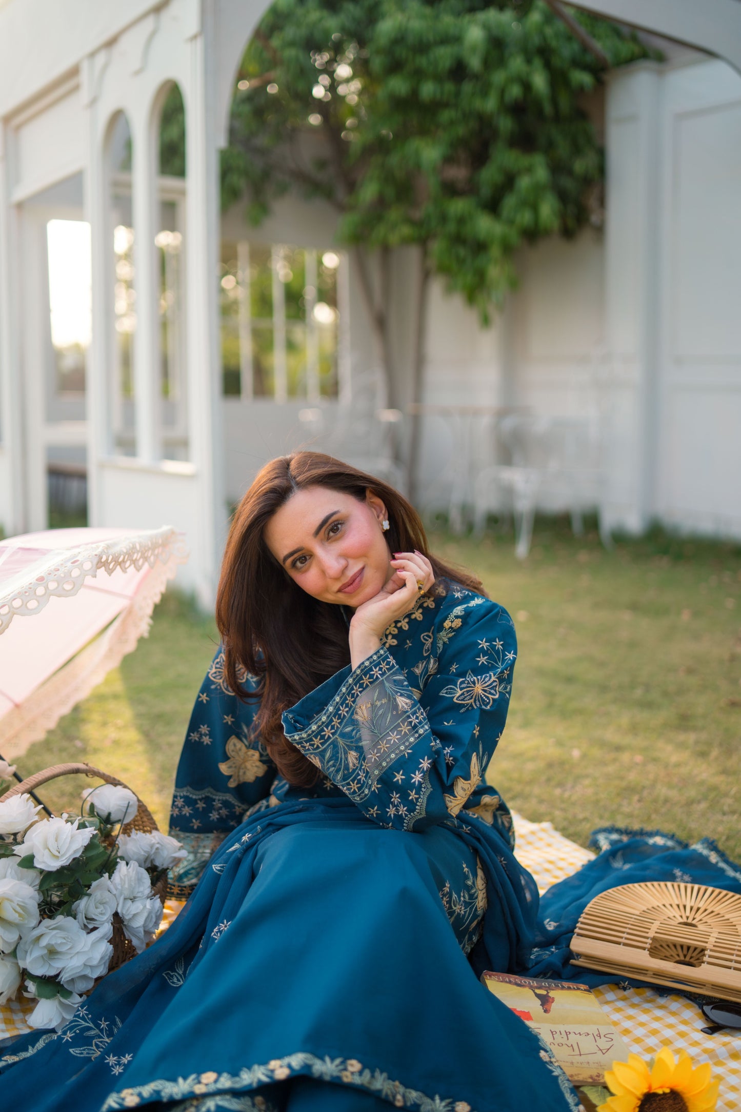Rs 15000 Aneelas Stitched Lawn Emb 3pc Chiffon Duppata [LX-26-51] [Dispatch Time 2.5 Month]