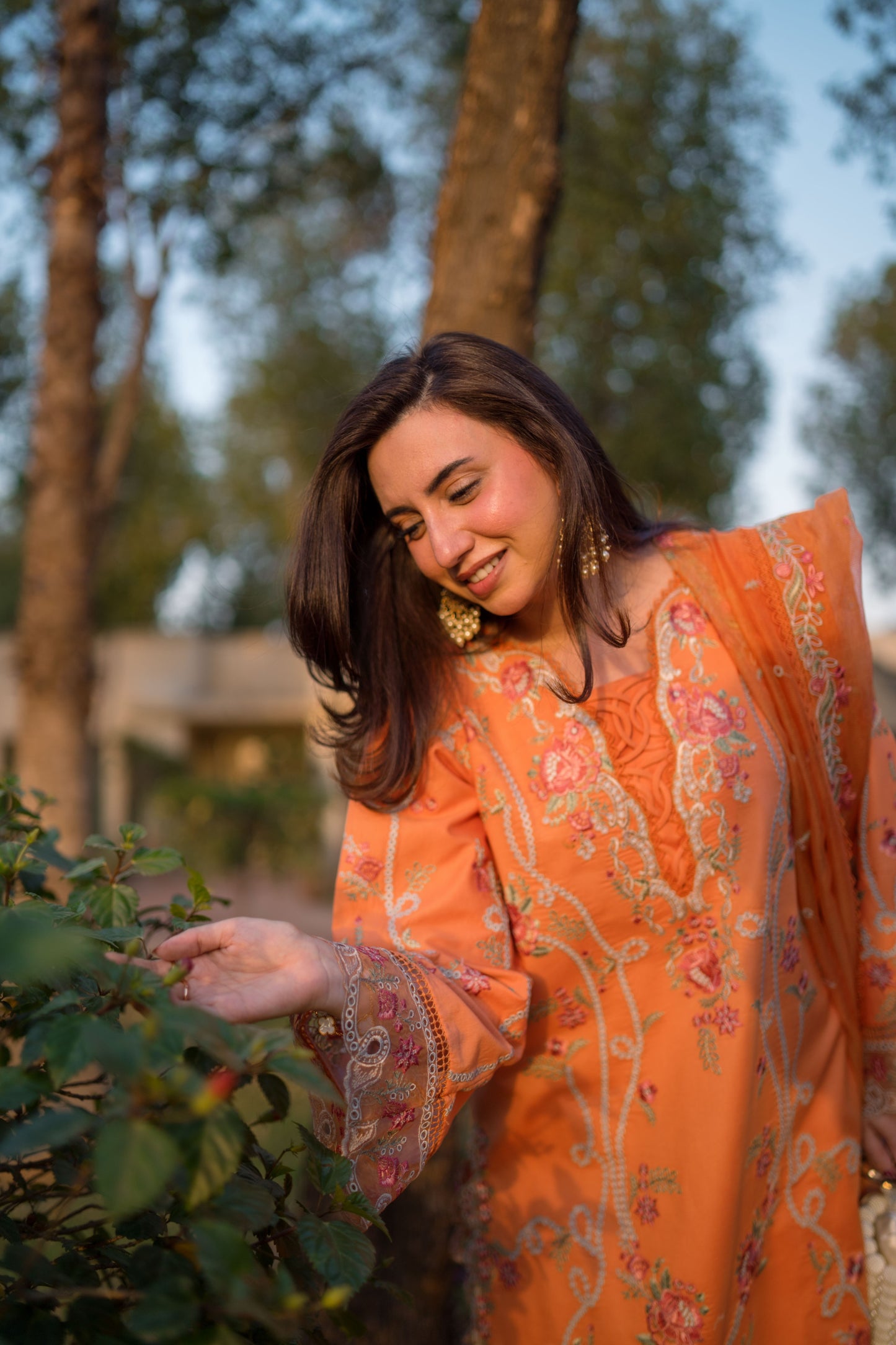 Rs 17500 Aneelas Stitched Lawn Emb 3pc Khadi net Duppata [LUX-26-45] [Dispatch Time 2.5 Months]
