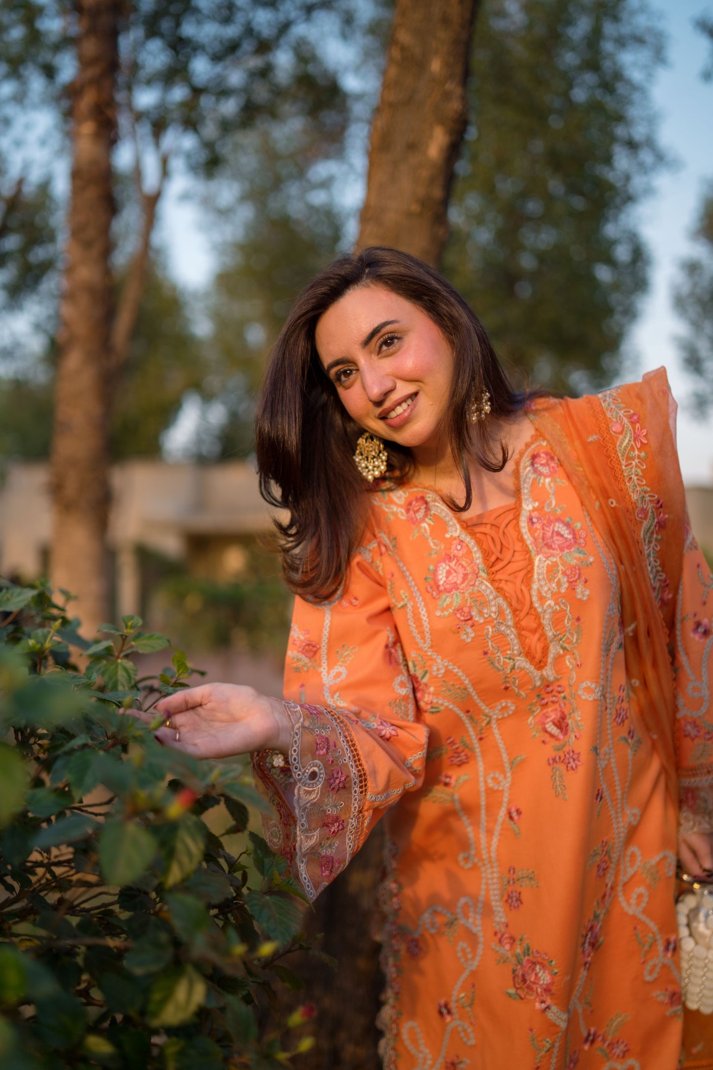 Rs 17500 Aneelas Stitched Lawn Emb 3pc Khadi net Duppata [LUX-26-45] [Dispatch Time 2.5 Months]