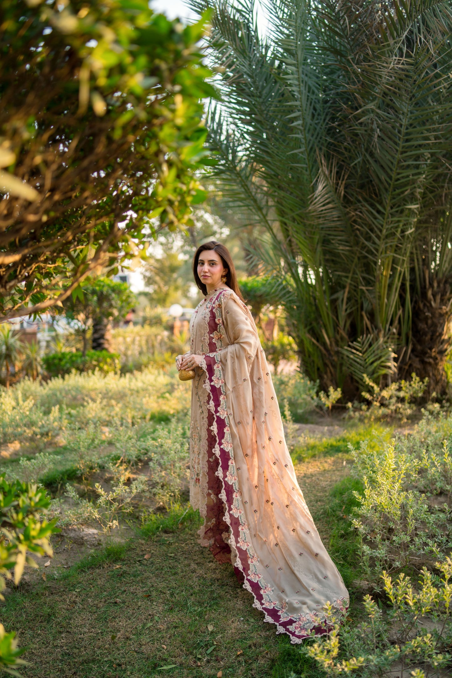 Rs 18500 Aneelas Stitched Lawn Emb 3pc Silk Duppata [LUX-26-51] [Dispatch Time 2.5 Months]