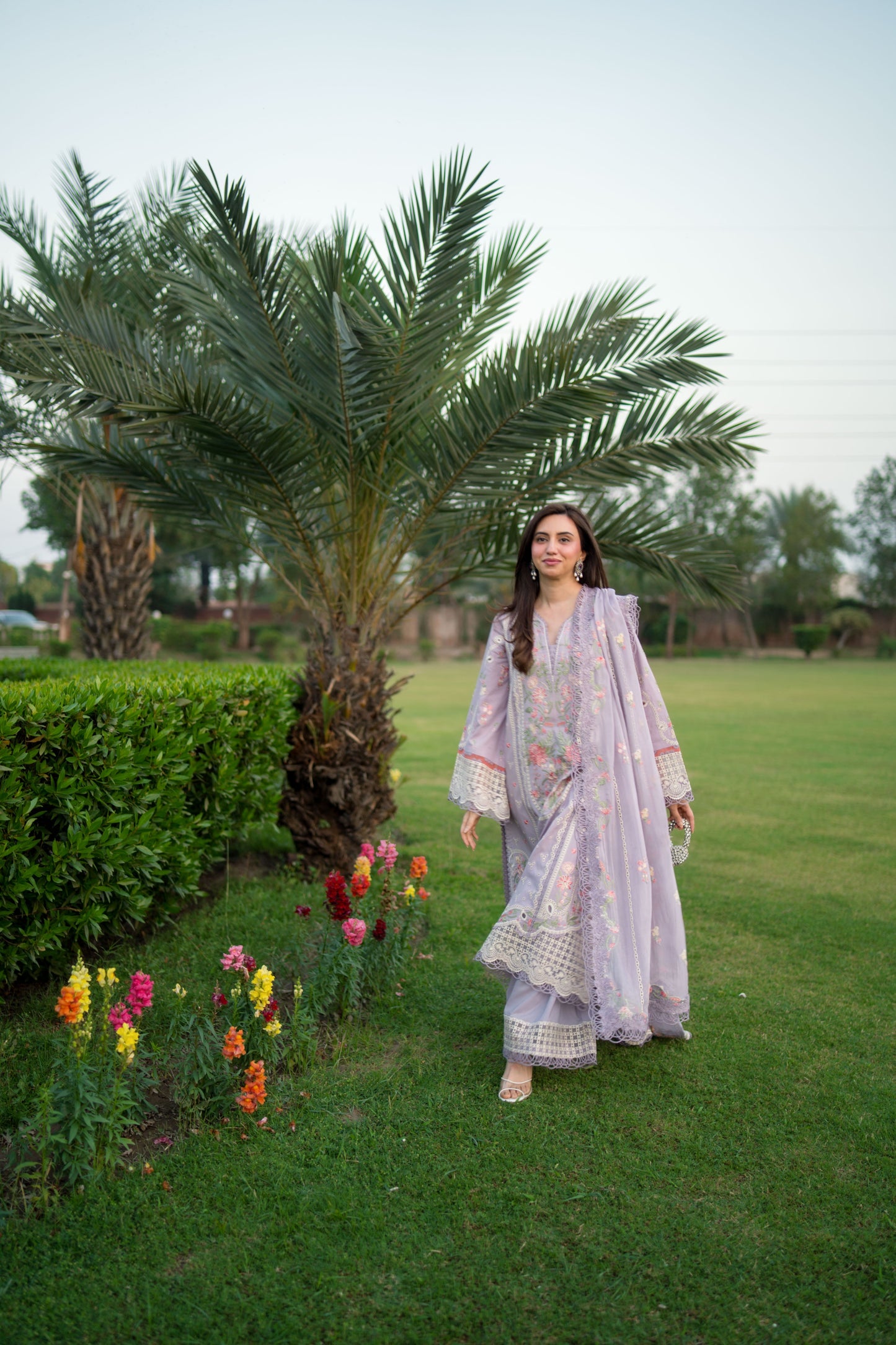 Rs 18900 Aneelas Stitched Lawn Emb 3pc Silk Duppata [LUX-26-63] [Dispatch Time 2 Months]
