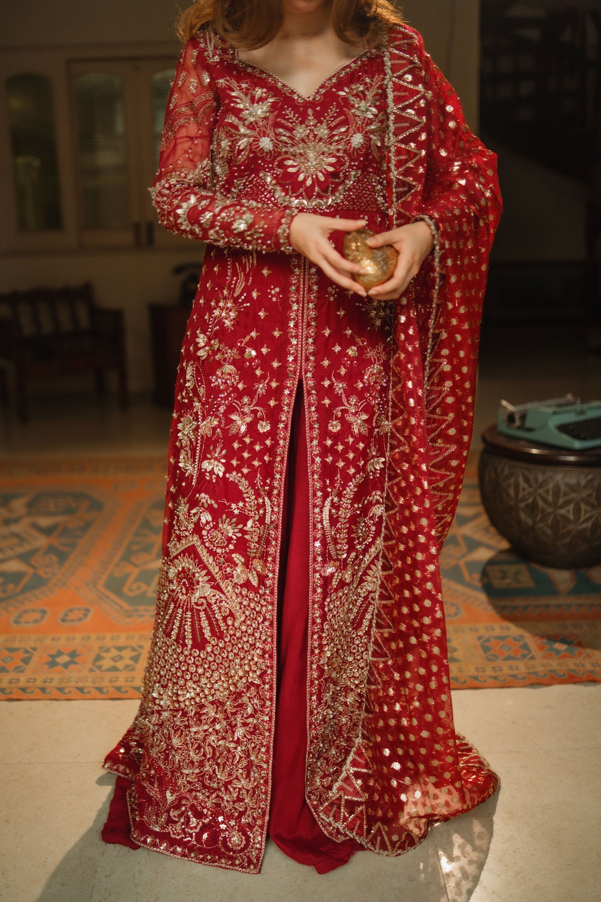 Aneelas Bridal Ada Work Emb 3pc [BR-42] [Dispatch Time 2.5 Months]