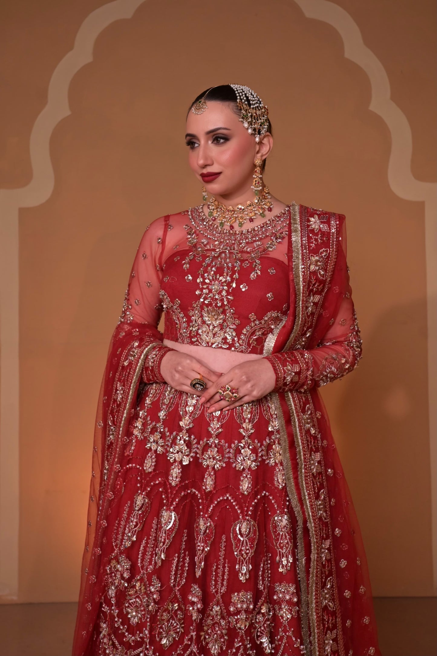 Rs 33000 Aneelas UNstitched Bridal / wedding formal Heavy Ada work lehenga set  [Dispatch date 20th march]