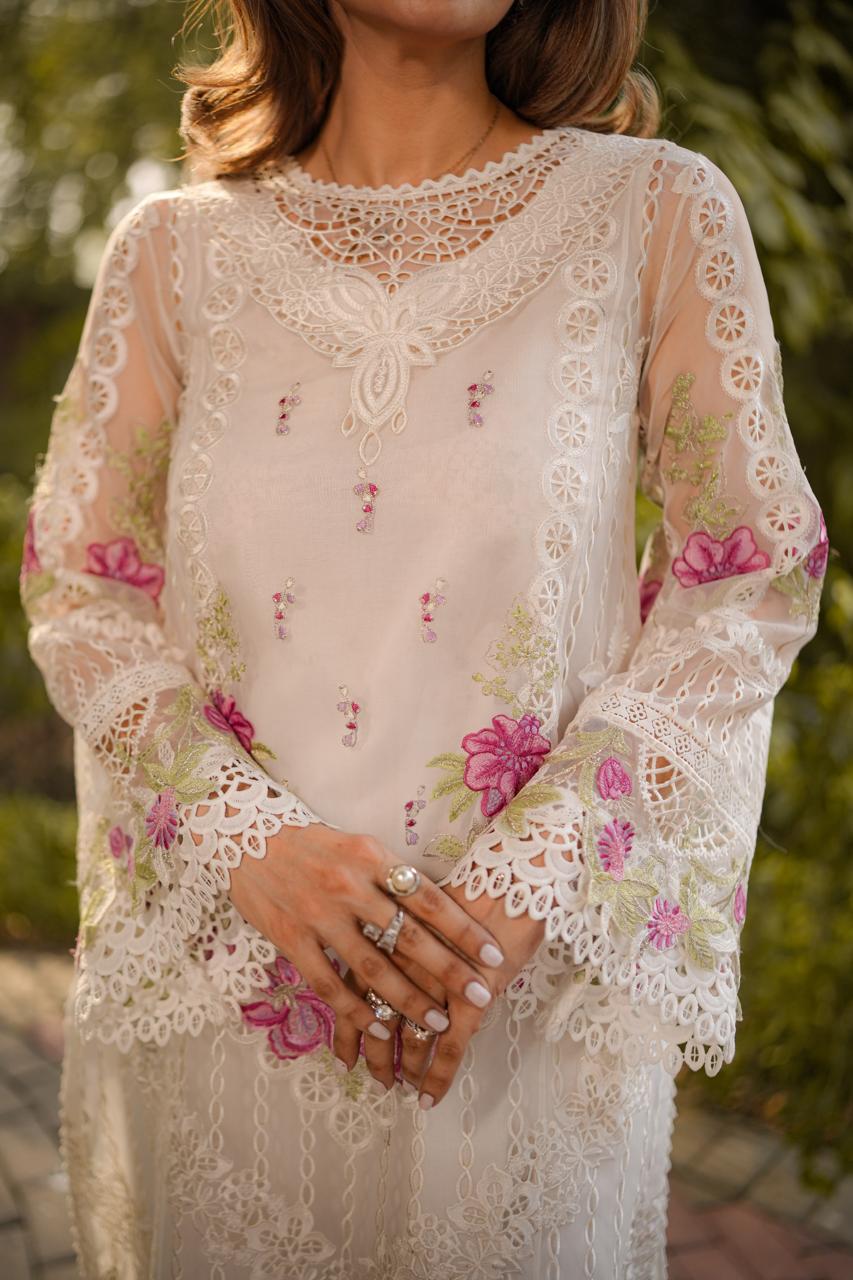 Rs 20000 Aneelas Stitched Party Wear Emb Organza 3pc [OR-06] [Dispatch Time 2.5 Months]