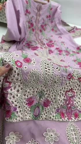 Rs 17000 Aneelas Stitched Lawn Emb 3pc [LUX-26-19] [Dispatch Time 2 Months]