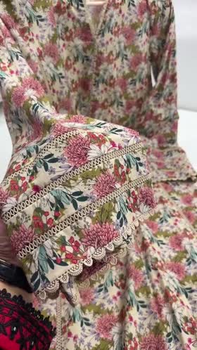 Rs 7800 Aneelas Stitched Lawn Print Only 3pc Chiffon Duppata [SPR-26-75-A] [Dispatch Time 2 Months]