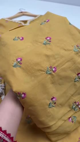 Rs 7500 Aneelas Stiched  Lawn Emb Shirt Trouser [SL-03] [Dispatch Time 2 Month]