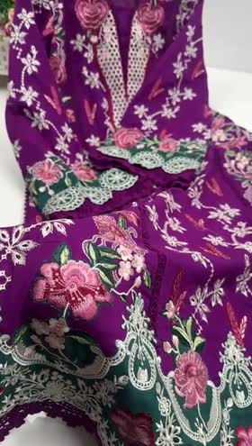 Rs 12500 Aneelas Stitched Luxury Lawn Emb 2pc [LUX-26-09] [Dispatch Time 2 Months]