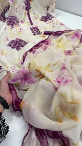 Rs 10500 Aneelas Stitched Print Emb 3pc With Lawn Dupatta [SPR-26-66-B] [Dispatch Time 2 Month]