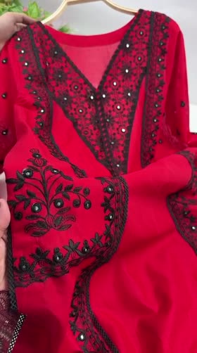 Rs 7950 Aneelas Stitched Lawn Emb 2pc [LUX-26-16] [Dispatch Time 2 Months]