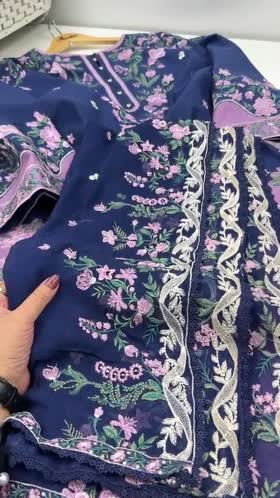 Rs 14450 Aneelas Stitched Lawn Emb 3pc Chiffon Duppata [LUX-26-109] [Dispatch Time 2 Months]