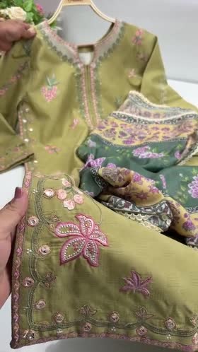 Rs 12500 Aneelas Stitched Jacquard Emb 3pc With Silk Duppata [LUX-26-82] [Dispatch Time 2 Month]