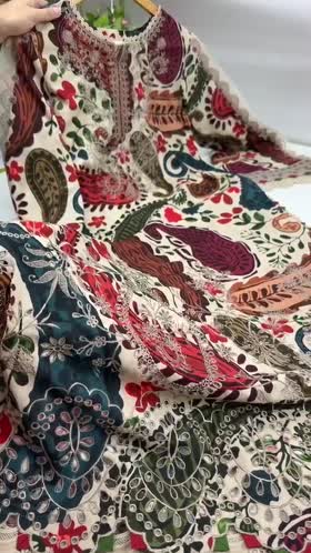 Rs 12500 Aneelas Stitched Viscose Print Emb 3pc Viscose Duppata [VC-26-03-A] [Dispatch Time 2 Months]