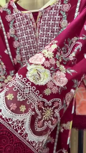 Rs 16500 Aneelas Stitched Luxury Lawn Emb 3pc Silk Duppata [LUX-26-50-A] [Dispatch Time 2.5 Months]