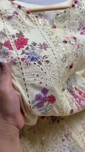 Rs 14950 Aneelas Stitched Print Emb Lawn 3pc Chiffon Duppata [SPR-26-46-A] [Dispatch Time 2.5 Months]