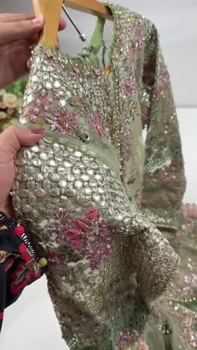 Rs 53000 Aneelas Stitched Bridal/ Wedding 3pc [BR-25-B] [Dispatch Time 2 Months]