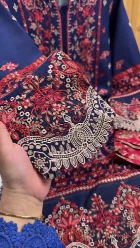 Rs 16500 Aneelas Stitched Luxury Karandi 3pc With Shalwar [WLUX-01-A] [Dispatch Time 2 Months]