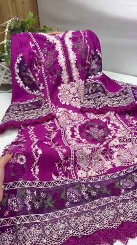 Rs 22000 Aneelas Stitched Karandi Emb 3pc Karandi Shawl [WLUX-26-13] [Dispatch Time 2.5 Months]