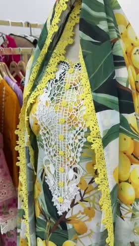 Rs 9500 Aneelas lawn Emb 3 piece stitched [Dispatch time 25th April] ~ [Chest 23] [Length 45] XLARGE