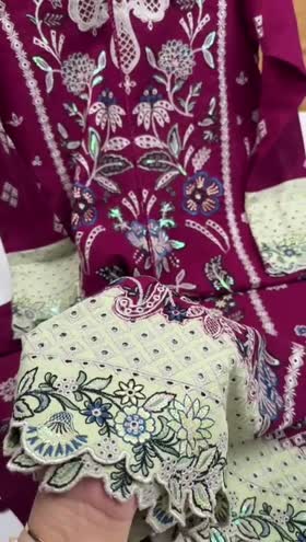 Rs 19500 Aneelas Stitched Luxury Winter Viscose Emb Shirt Emb Shawl 3pc [LAIBA-05] [Dispatch Time 2 Months]