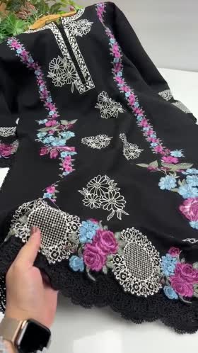 Aneelas Khadar Emb Shirt Trouser 2pc [WLUX-26-09] [Dispatch Time 2.5 Months]