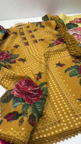 Rs 6500 Aneelas Stitched Khadar Printed 3pc [WPR-33] [Dispatch Time 2 Months]