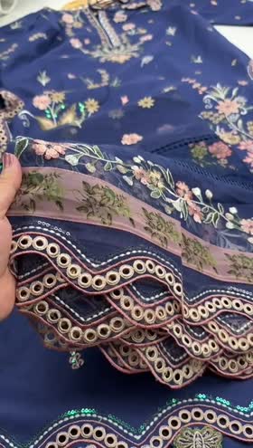 Rs 18000 Aneelas Stitched Lawn Emb 3pc With Ready Duppata [LUX-26-17] [Dispatch Time 2.5 Months]